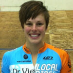 Gillian Carleton Dr. Vie cyclist wins track cycling