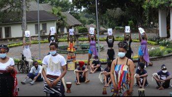 Dr Vie Super Conscious Humanity Kwanzaa 2021 with Deaf Learners from South Africa Dance Africa Dance celebration