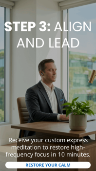 Audit Your Internal Frequency Today Transition from survival mode to high-frequency intuition through a personalized assessment and reset meditation step 3