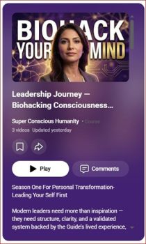 Biohack your mind with Dr. Vie free course on youtube