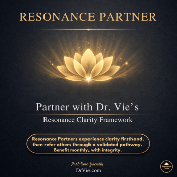 Resonance Partner Experience clarity firsthand—then refer others through a validated pathway. Paid monthly, with integrity