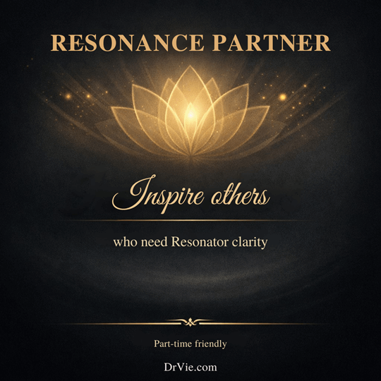 Resonance Partner inspire others who need clarity part time friendly