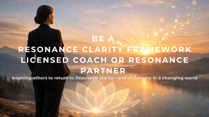 Be a Resonance Clarity Coach or Partner with Dr. Vie