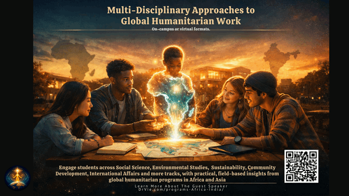 Global community development programs- guest lecturer Dr Vie
